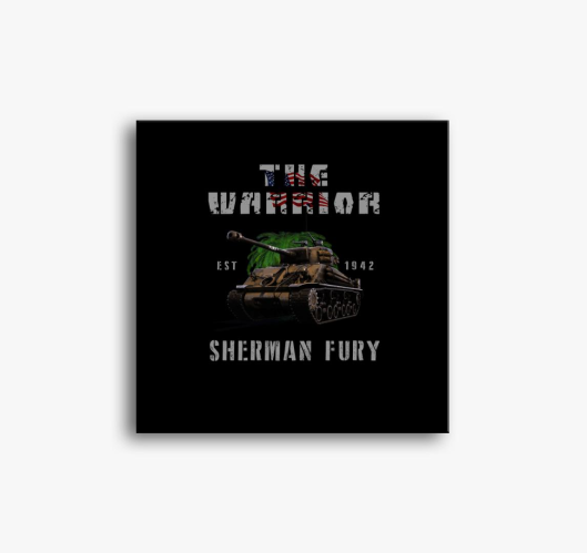 Sherman Fury slika na platnu