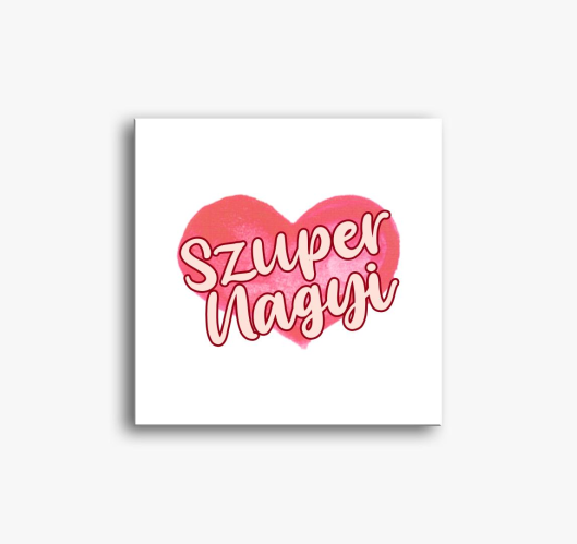 napi Szuper nagyi slika na pla...