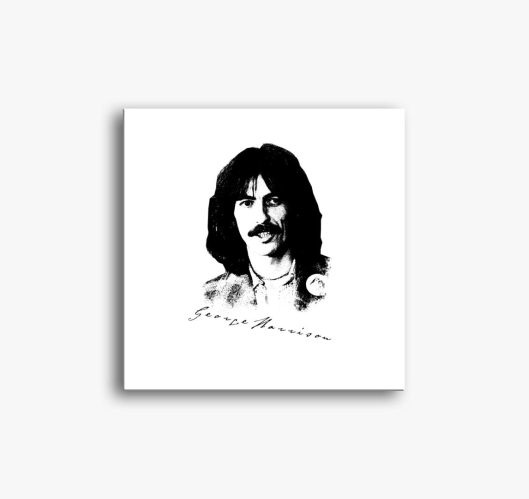 George Harrison slika na platn...