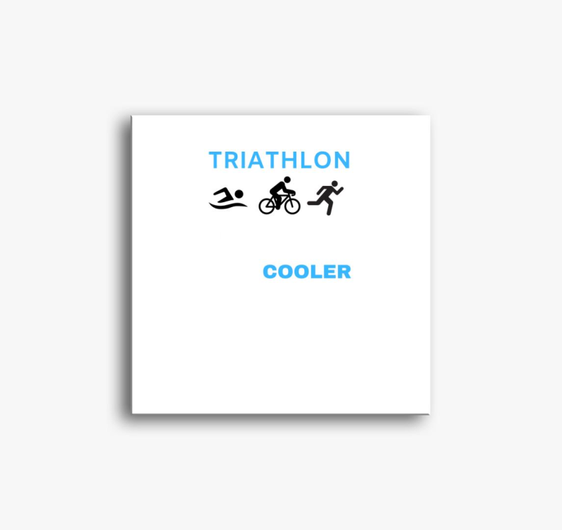 Triatlonos apuka triatlonos slika na platnu