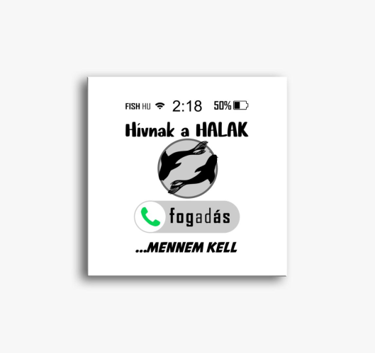 halak slika na platnu