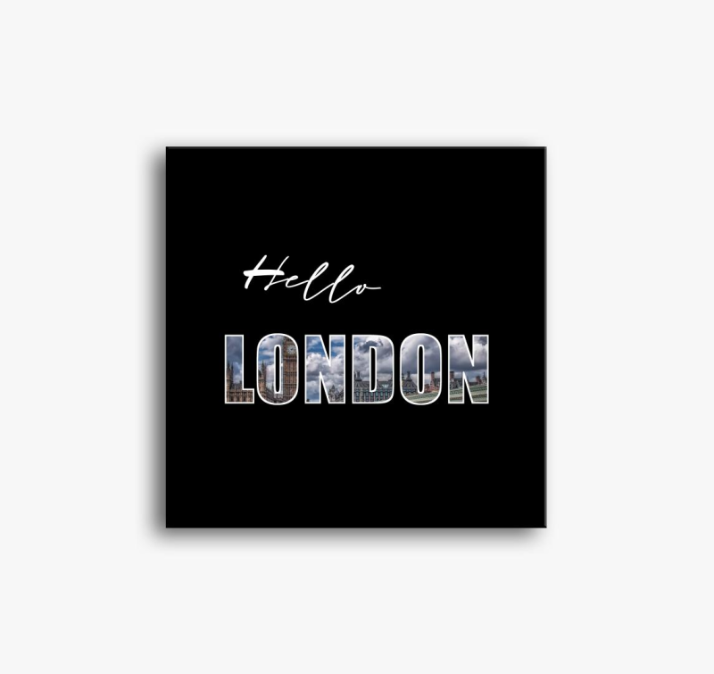 Hello London slika na platnu