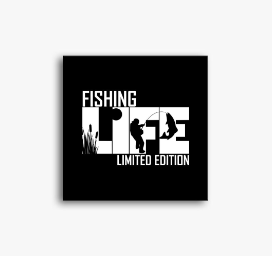 Fishing life slika na platnu