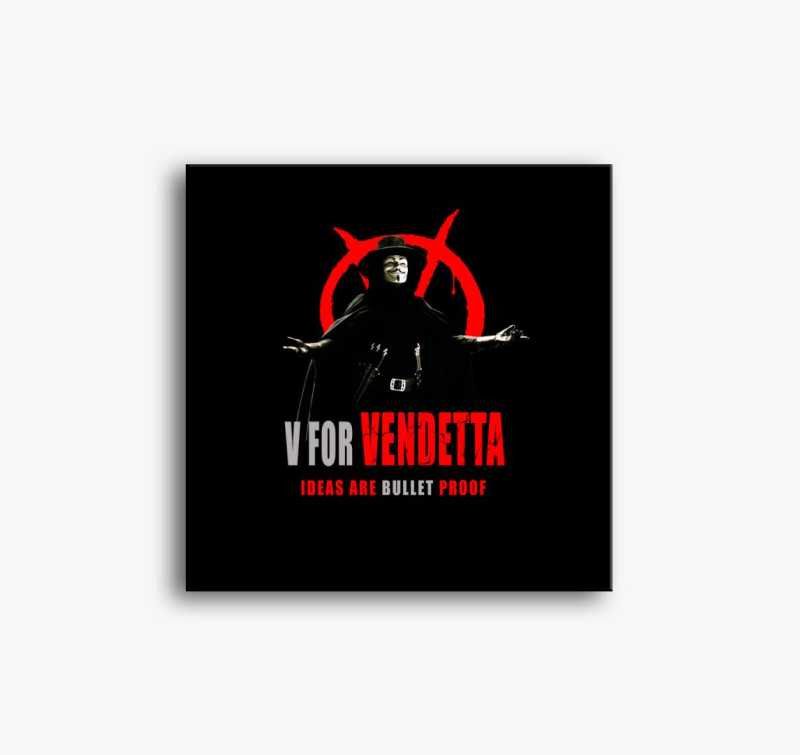 V for vendetta 2 slika na platnu