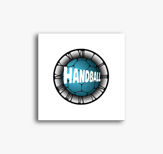 Handball design slika na platn...