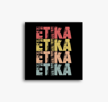 Etika feliratos slika na platnu