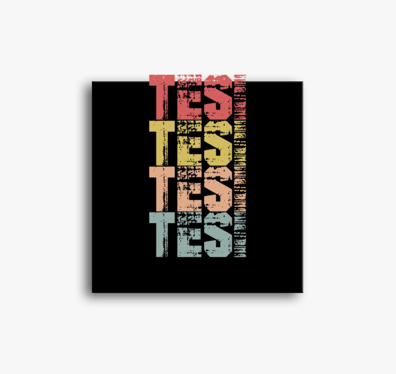 Tesi feliratos slika na platnu