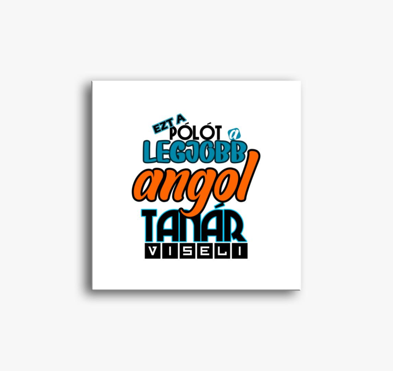 Angol učitelj slika na platnu