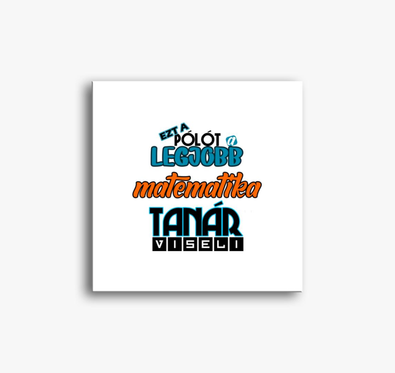 Matematika učitelj slika na platnu