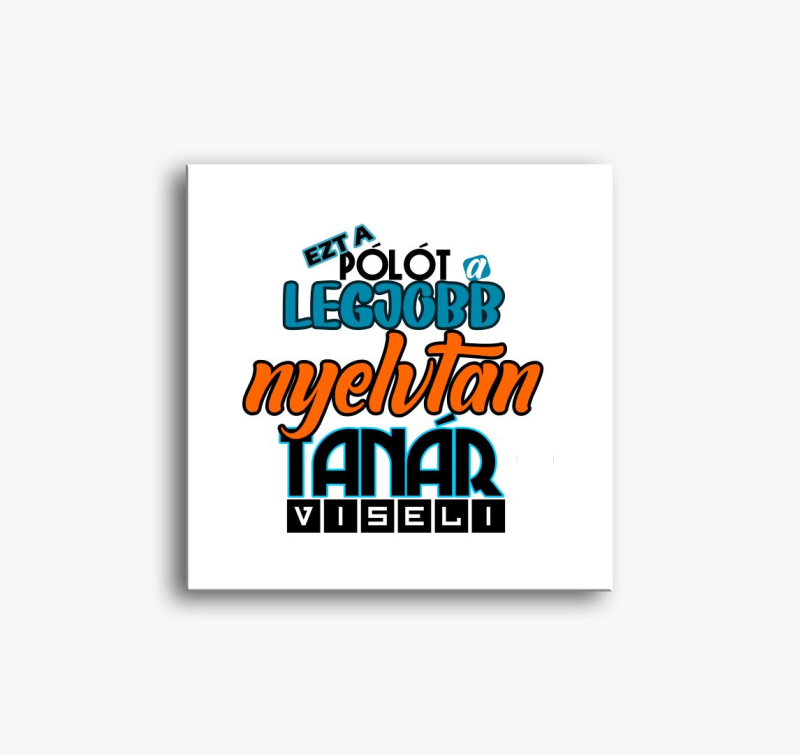 Nyelvtan učitelj slika na platnu