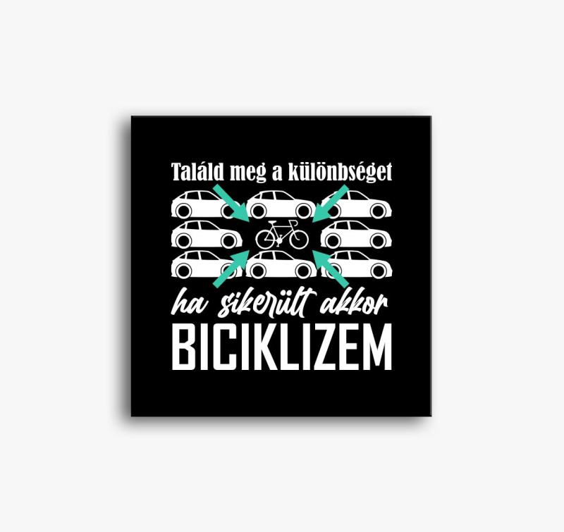 Biciklis slika na platnu