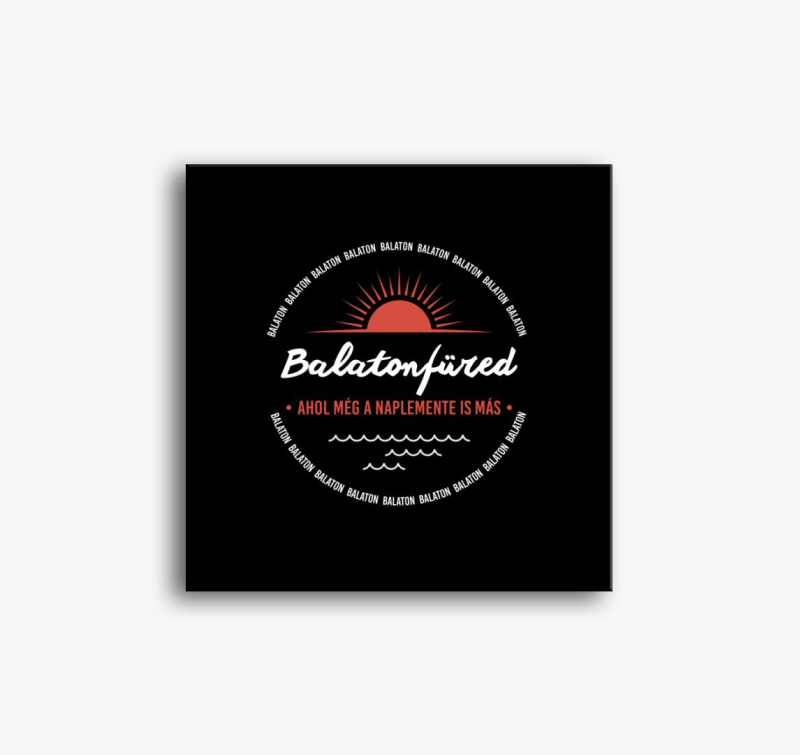 ahol naplemente is slika na platnu