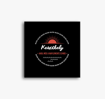 Keszthely, ahol naplemente is slika na platnu