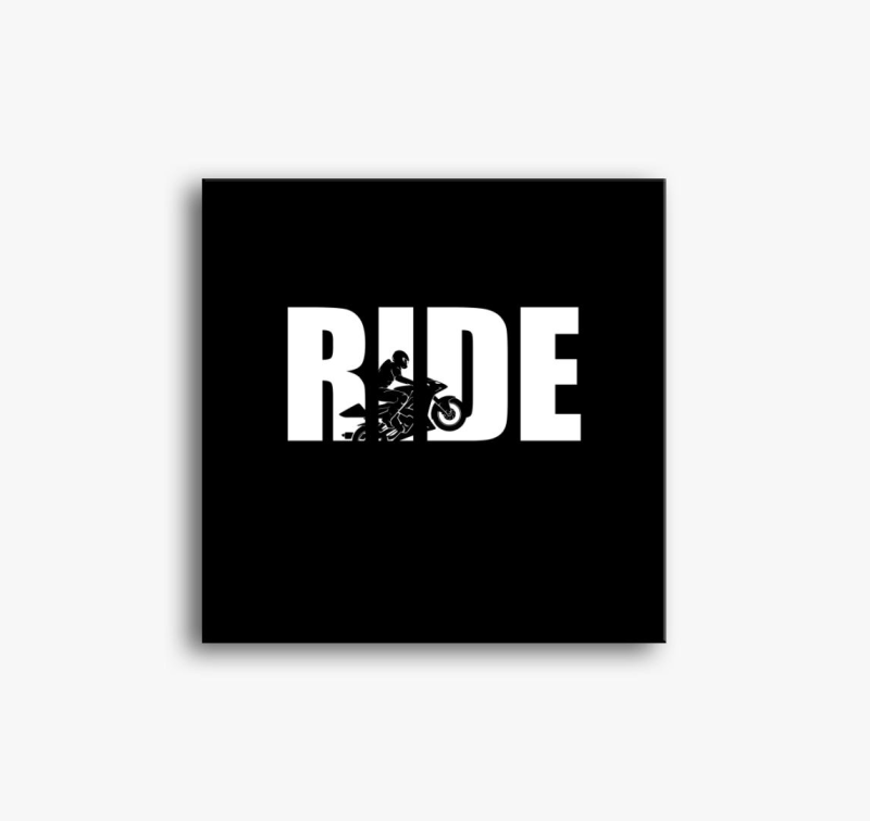 Ride motoros slika na platnu