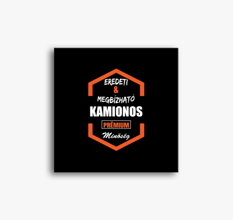 Eredeti in kamionos slika na platnu