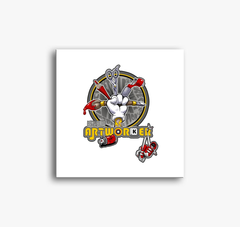 Artworker slika na platnu