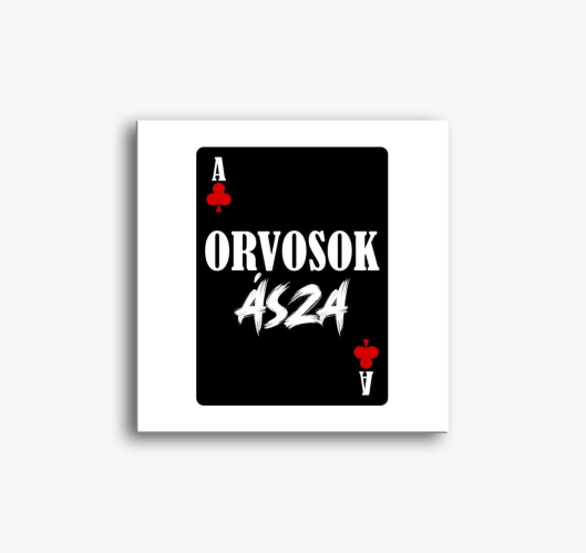 Orvosok feliratos slika na pla...