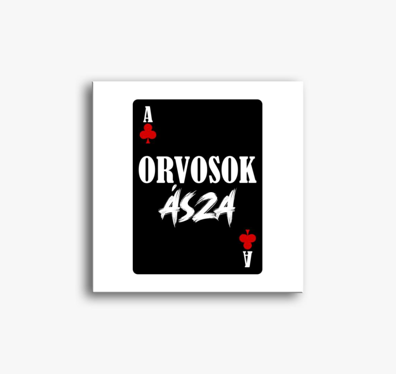 Orvosok feliratos slika na platnu