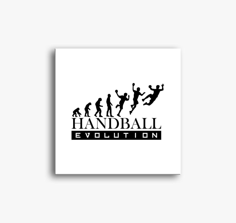 Handball evolution feliratos slika na platnu