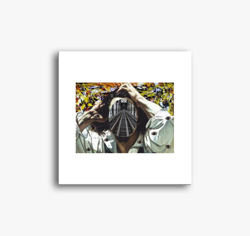 Courbet x Polllock slika na platnu