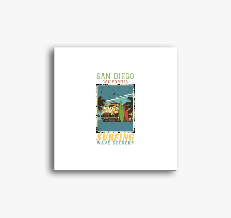 Surfing California slika na platnu