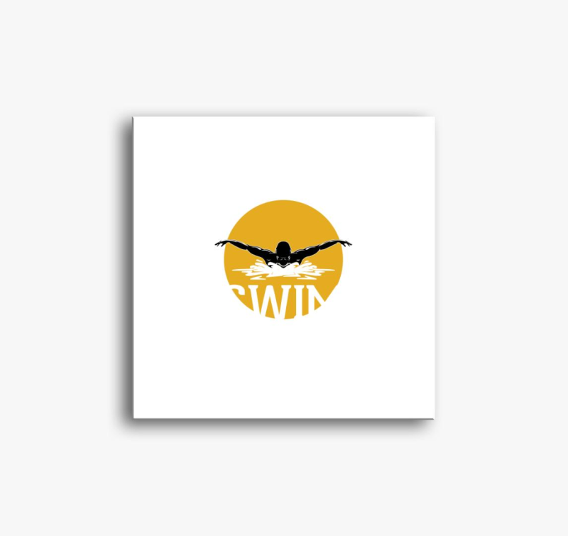 Swim team slika na platnu