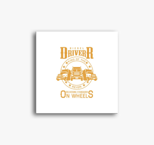 Kamionok slika na platnu