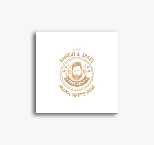 Barbershop slika na platnu