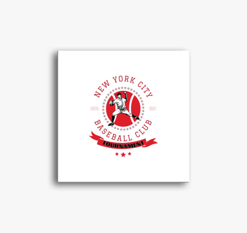 New York City baseball club slika na platnu
