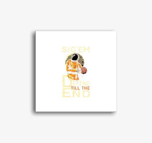 Space basketball slika na plat...