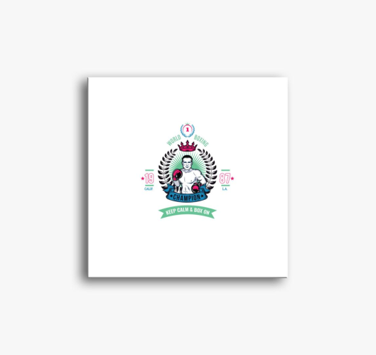 Boksz slika na platnu