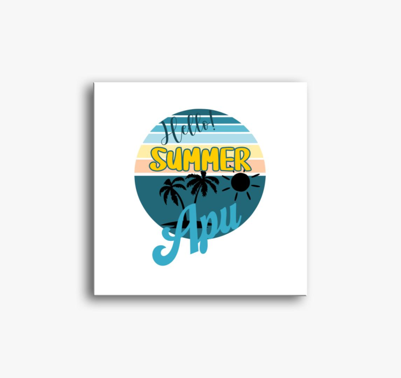 Hello Summer apu slika na platnu