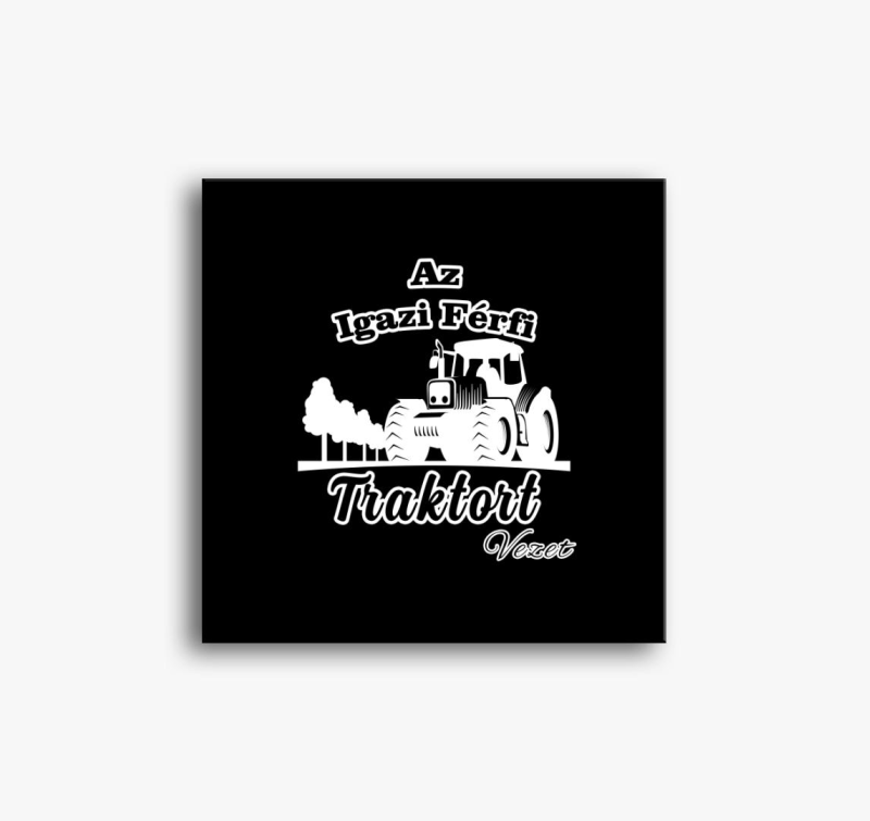 igazi traktort vezet