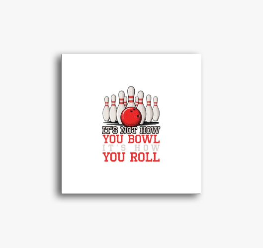 Bowling slika na platnu