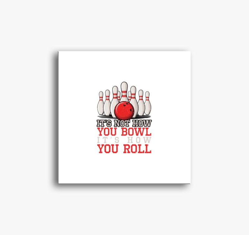 Bowling slika na platnu