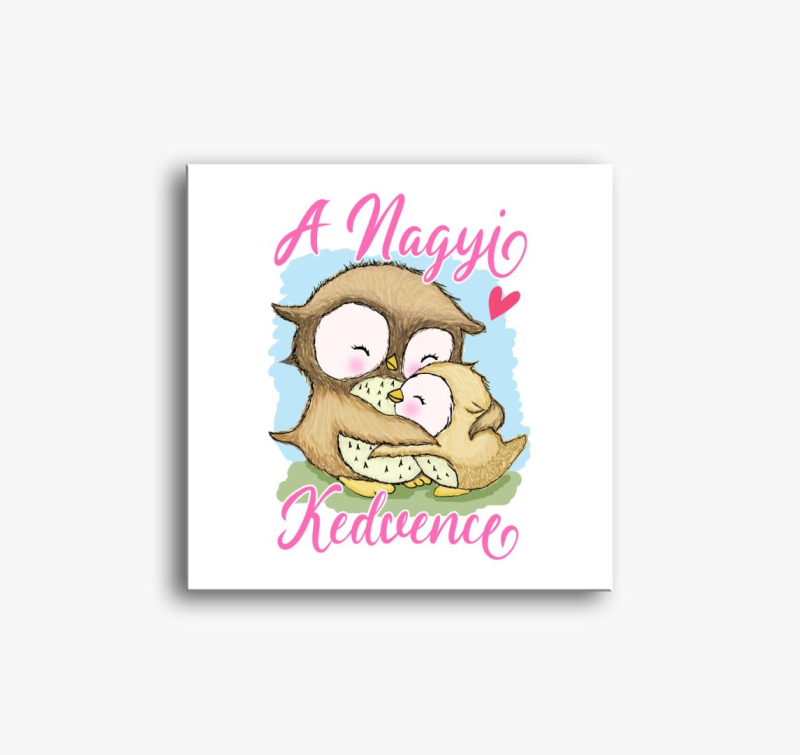 nagyi kedvence bagoly slika na platnu