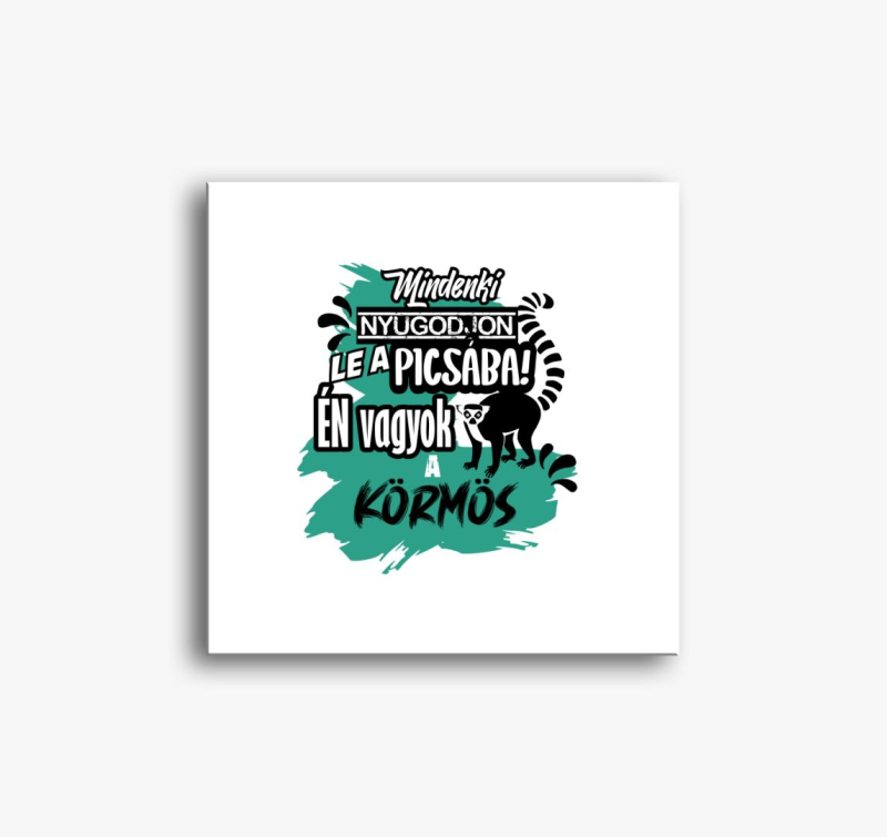 Vsakdo nyugodjon le sem slika na platnu