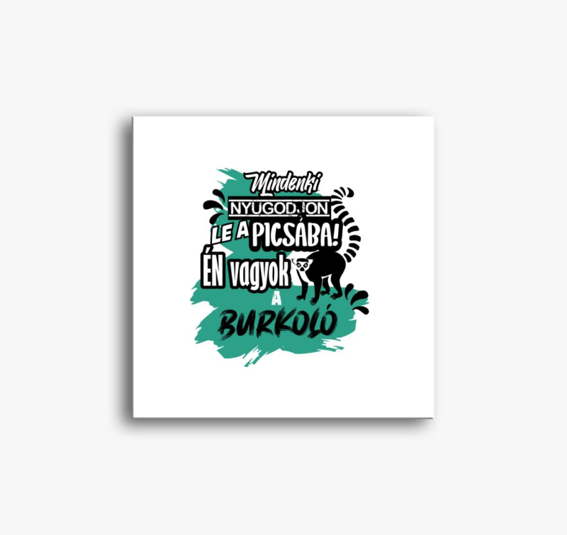 Vsakdo nyugodjon le sem slika na platnu