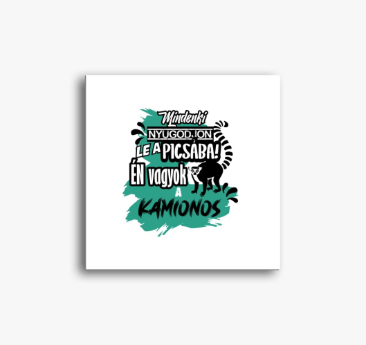 Vsakdo nyugodjon le kamionos s...