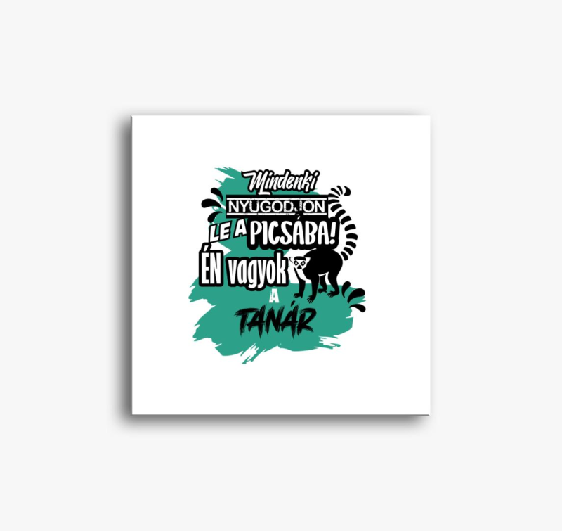 Vsakdo nyugodjon le učitelj sem slika na platnu