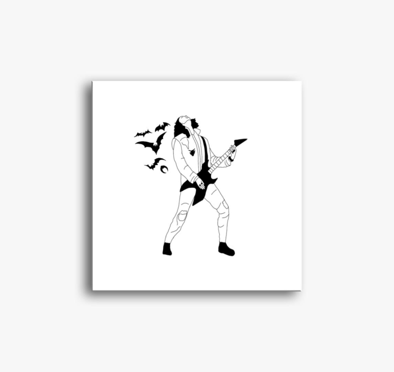 Stranger Things Eddie-Master of Puppets slika na platnu