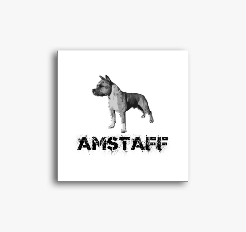 Amstaff slika na platnu