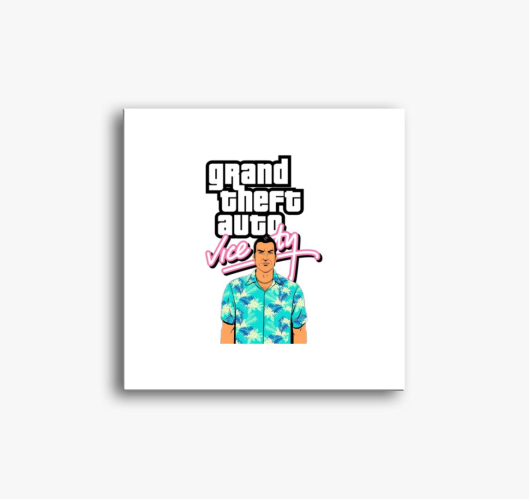 GTA Vice City slika na platnu