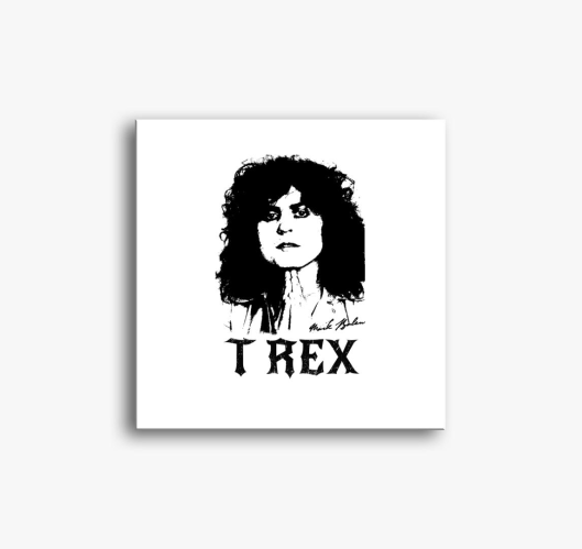 T-REX Marc Bolan rajz slika na...