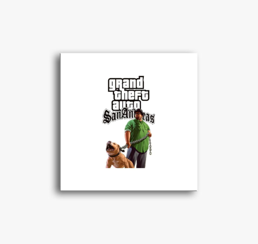 GTA San Andreas slika na platn...