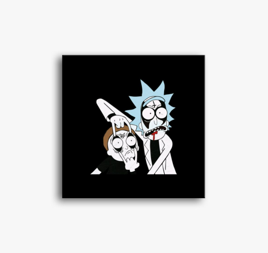 Black Metal Rick in Morty slik...