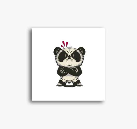 Morcos panda slika na platnu