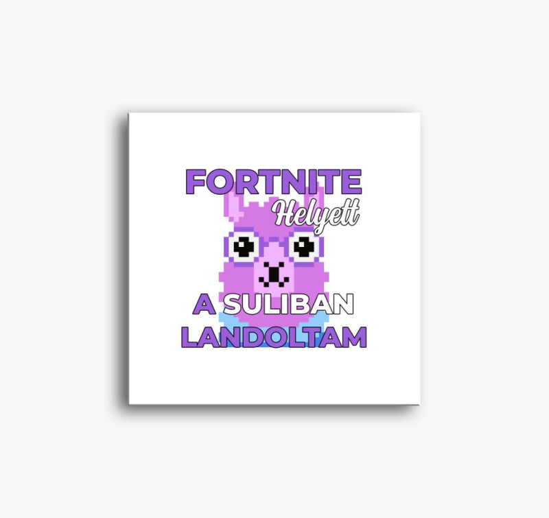 Fortnite helyett suliban landoltam slika na platnu
