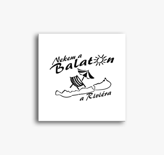 Nekem Balaton slika na platnu
