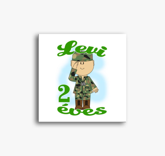 Katona gyerek slika na platnu